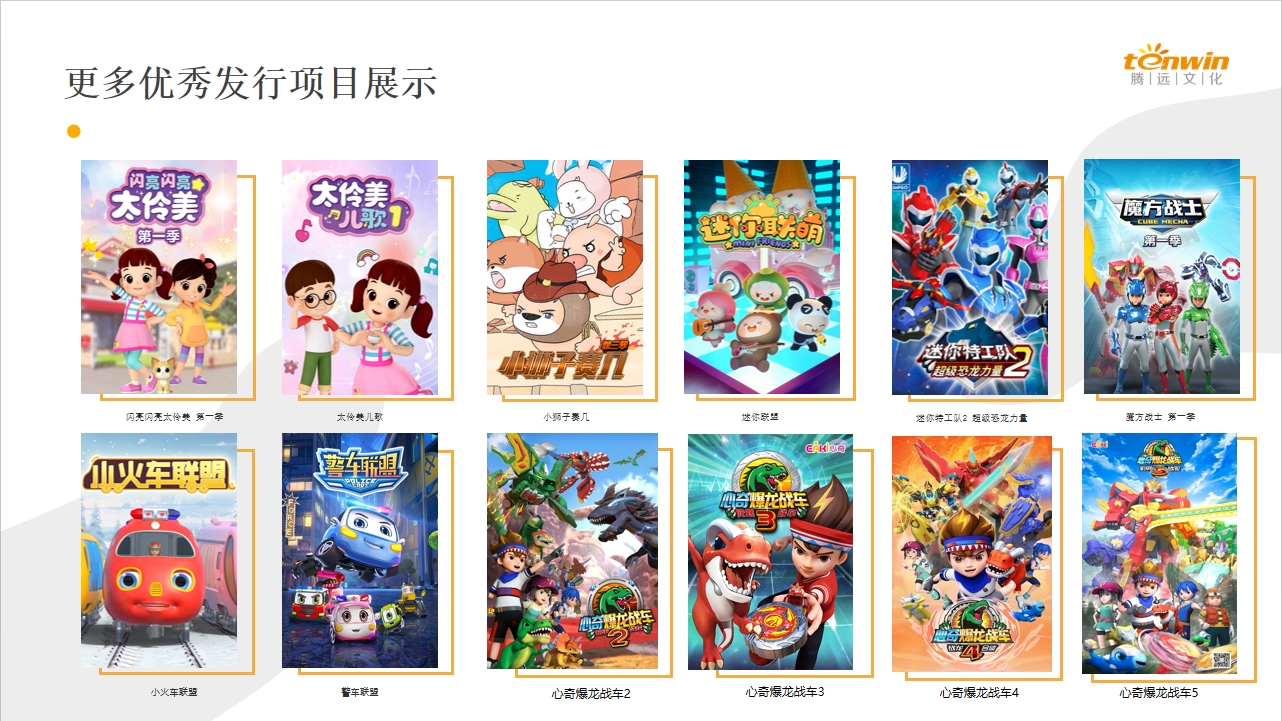 更多优秀发行项目展示